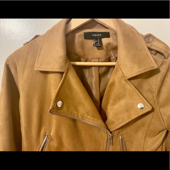 Faux suede jacket - Picture 2 of 5